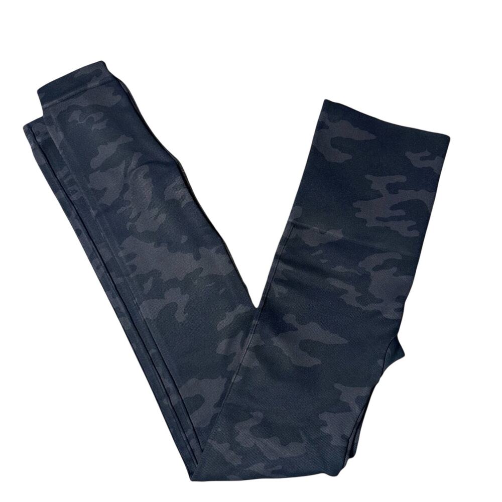 Spanx Black Camo Ecocare Seamless Leggings NEW
